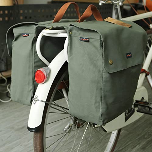 Canvas Bike Panniers