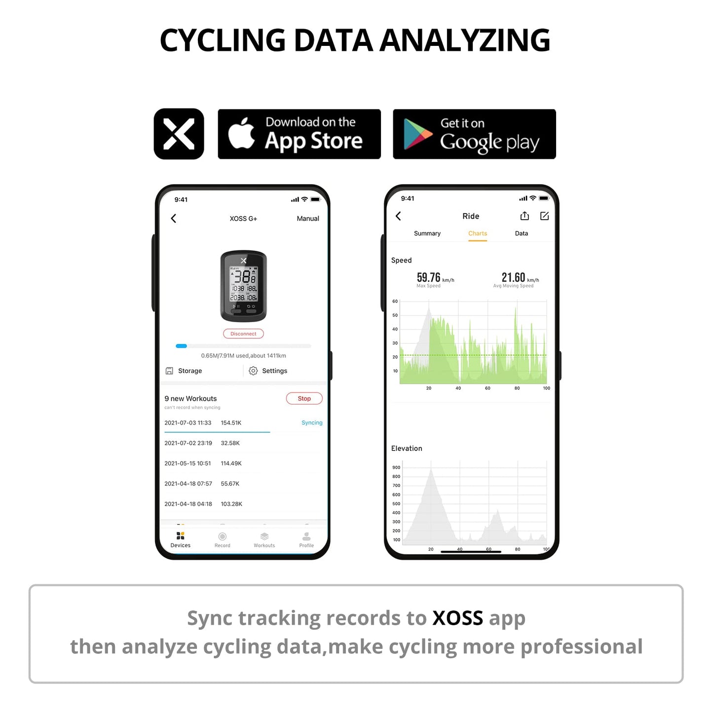 Computador de bicicleta GPS