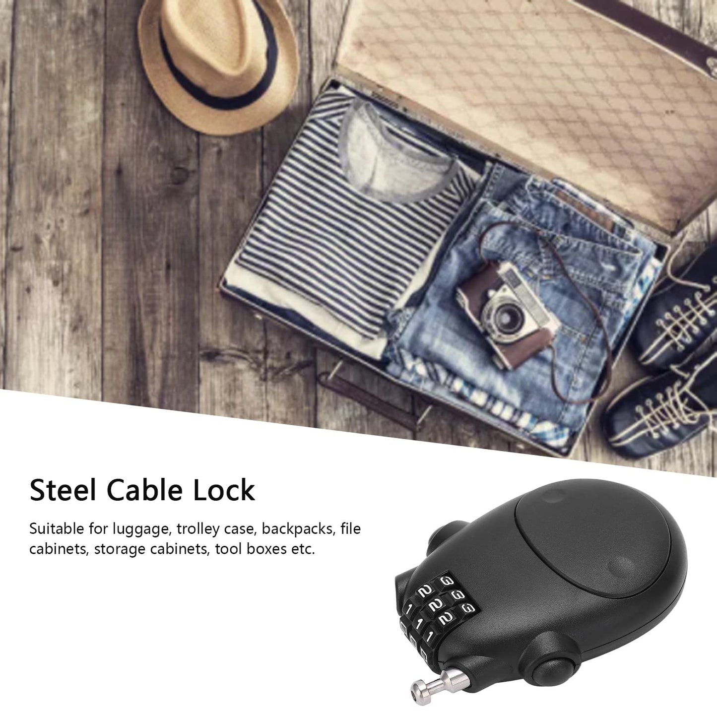 Retractable Cable Lock