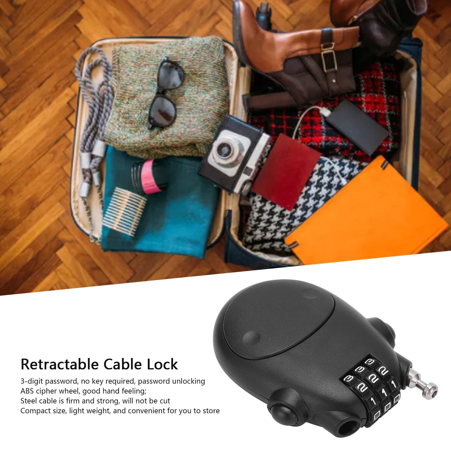 Retractable Cable Lock