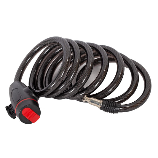 Bicycle Spiral Black Cable Lock