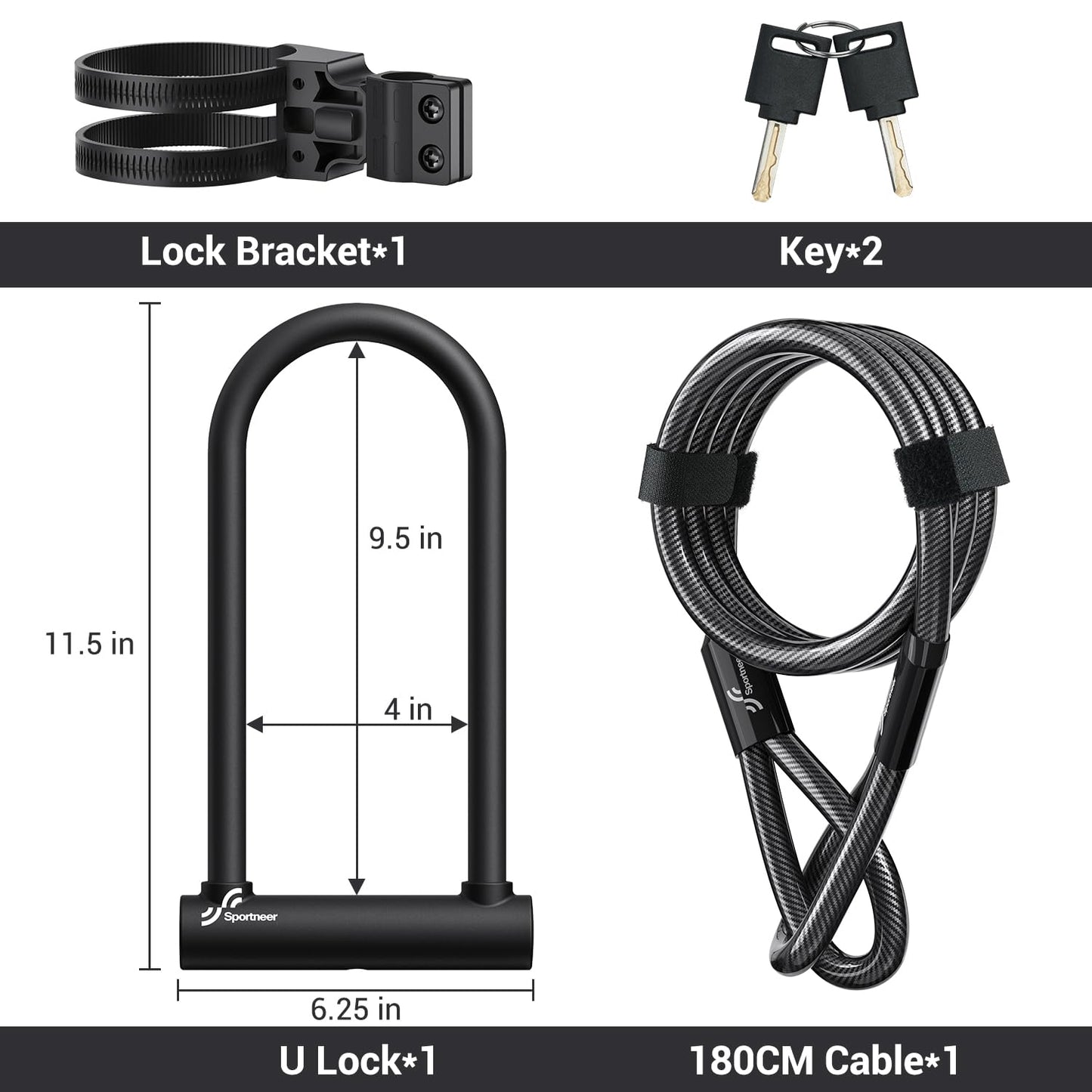 Bike Lock 18mm Heavy Duty